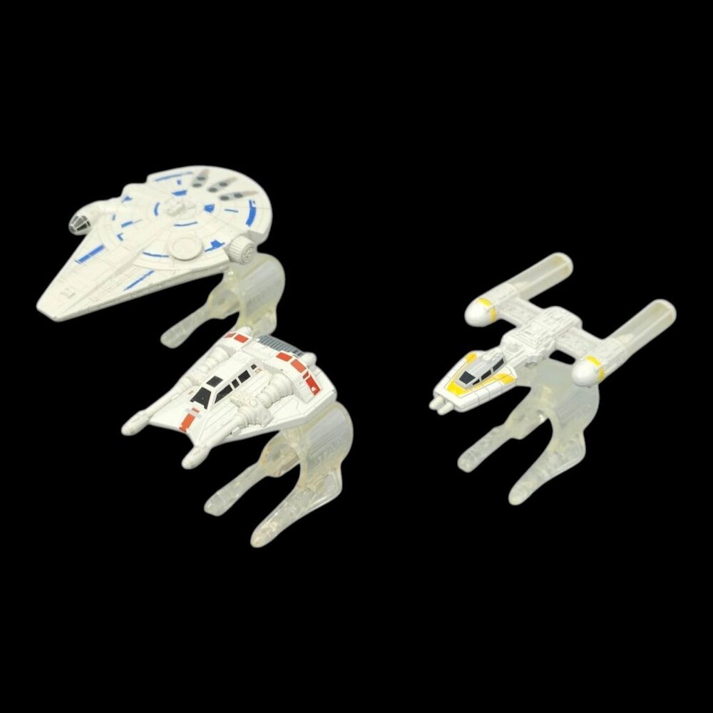 Hot Wheels Star Wars Millennium Falcon Rebel Snowspeeder Y Wing Diecast Replicas - Picture 2 of 12